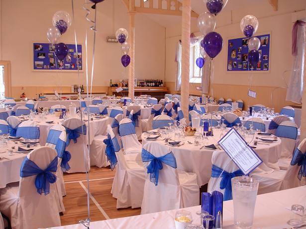 Blue and White Wedding
