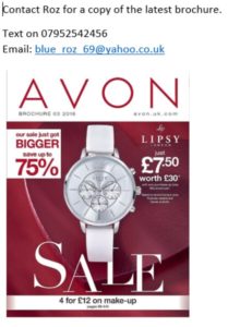 Avon rep details