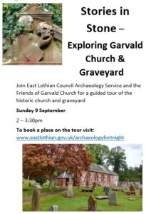 Archaeology tour 9 sept 2018, 2pm